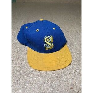 Vintage Seattle Mariners American Needle Cooperstown Collection Snapback Cap Hat
